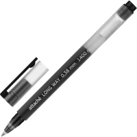 Ручка гелевая Attache Long Way, д.ш. 0,5 мм, лин. 0,38 мм,&nbsp; черная