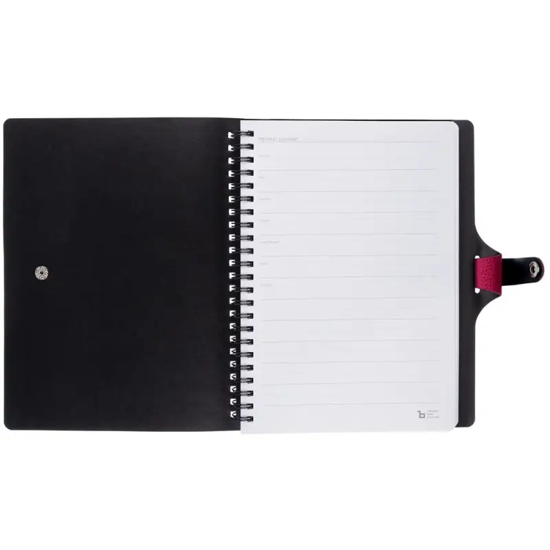 Ежедневник Strep Front на заказ, недатированный, малиновый Ежедневник Strep Front на заказ, недатированный, малиновый