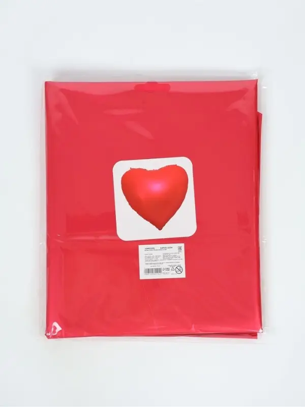 Воздушный шар фольгированный 68" &laquo;Сердце красное&raquo;