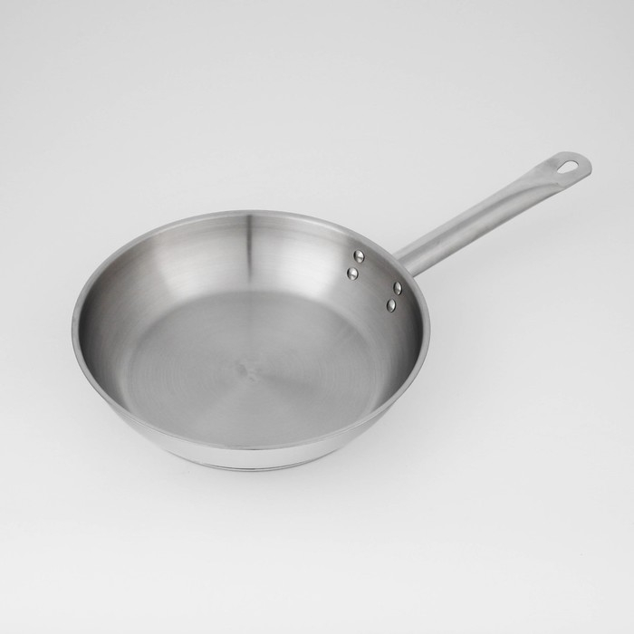 Сковорода «Общепит», d=26 см, толщина корпуса 0,6 мм, дно 3,5 мм, с теплораспределительным слоем, индукция Сковорода «Общепит», d=26 см, толщина корпуса 0,6 мм, дно 3,5 мм, с теплораспределительным слоем, индукция