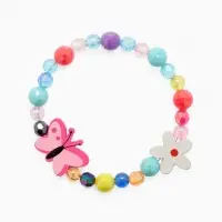 Браслет детский &laquo;Выбражулька. Бабочка с цветочком&raquo;, d=5 см, МИКС