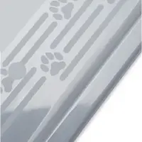Миски с лотком &laquo;Феликс&raquo;, 300 мл, 41&times;30&times;6 см, пластик, серый лоток, белые миски