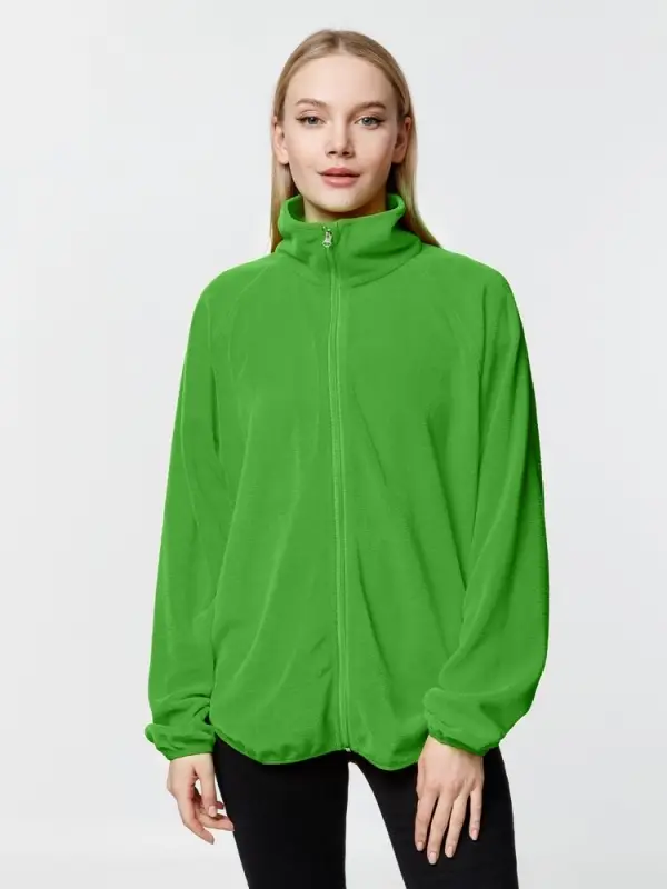 Куртка флисовая унисекс Fliska, зеленое яблоко, размер XS/S Куртка флисовая унисекс Fliska, зеленое яблоко, размер XS/S