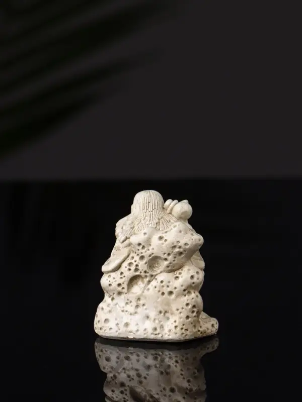 Фигурки декоративные «Нэцкэ», набор 5 шт., 20×10×7 см, бежевая Фигурки декоративные «Нэцкэ», набор 5 шт., 20×10×7 см, бежевая