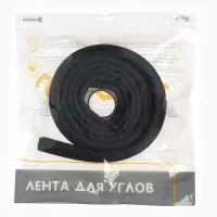 Лента защитная для углов мебели, 2 м, ширина 2.3 см, L-профиль, чёрная, Крошка Я