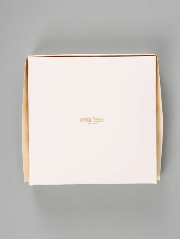 Коробка подарочная складная &laquo;От всей души&raquo;, 20&times;20&times;4 см, с окном