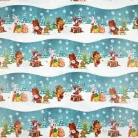 Набор упаковочной бумаги «Новогодняя», 4 листа, 70 × 100 см Набор упаковочной бумаги «Новогодняя», 4 листа, 70 × 100 см