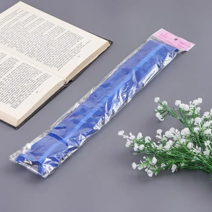 Бант - бабочка №5, синий глянцевый Бант - бабочка №5, синий глянцевый