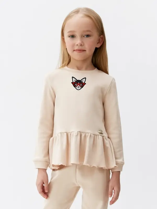 Термоаппликация «Кот в очках», 6×6 см, чёрная Термоаппликация «Кот в очках», 6×6 см, чёрная