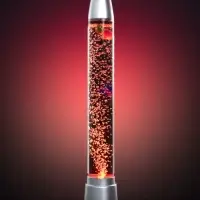 Лава - лампа RISALUX &laquo;Ракета-аквариум&raquo;, подсветка, RGB, от сети 220 В, серебристая, 10&times;10&times;70 см