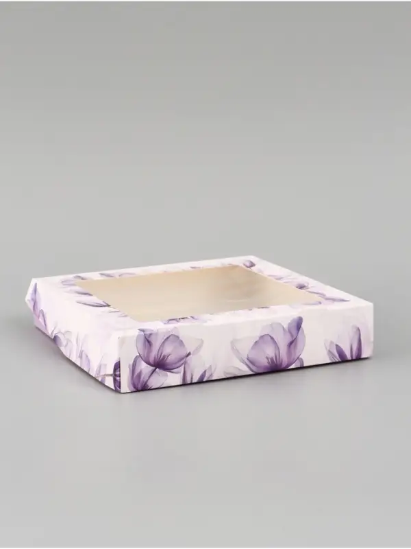 Коробка подарочная складная &laquo;Самой красивой&raquo;, 20&times;20&times;4 см, с окном