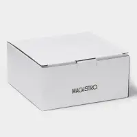 Чайник заварочный Magistro Black Swan, с ситом, 700 мл, керамика, чёрный