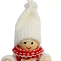 Елочная игрушка &laquo;Зимние куколки&raquo;, МИКС