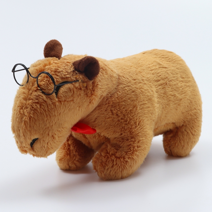 Мягкая игрушка «Капибара. Умник», 10 см, с очками и бабочкой Мягкая игрушка «Капибара. Умник», 10 см, с очками и бабочкой