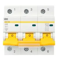 KARAT Автоматический выключатель ВА47-100 3P C 63А 10кА IEK