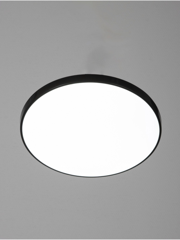 Светильник "Минимал" круг LED 24Вт 6500К (быстросъемный механизм) черный 26,5х26,5х4,5см