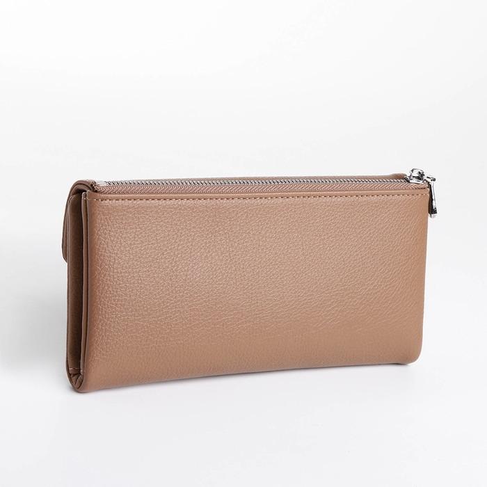 Кошелёк женский на магните, цвет бежевый Кошелёк женский на магните, цвет бежевый