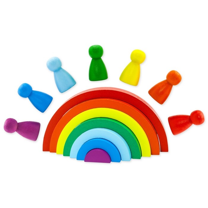 Пирамидка «Ступеньки. Радуга» Пирамидка «Ступеньки. Радуга»