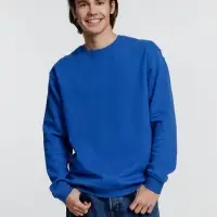 Свитшот унисекс Columbia, ярко-синий, размер 4XL