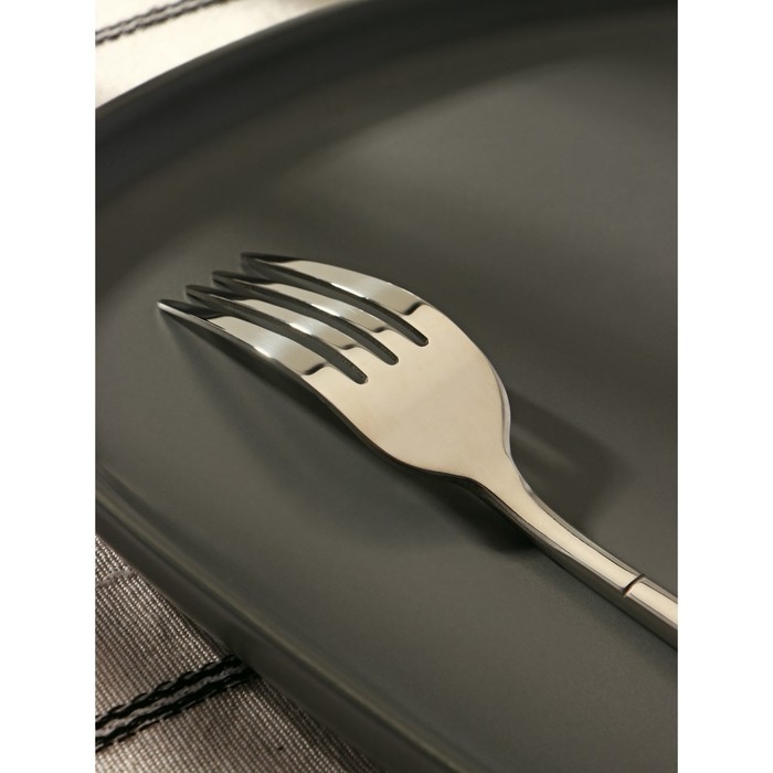 Вилка столовая из нержавеющей стали Magistro Line, h=21,5 см, цвет серебряный Вилка столовая из нержавеющей стали Magistro Line, h=21,5 см, цвет серебряный