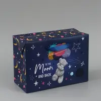 Пакет - коробка подарочный &laquo;До луны и обратно&raquo;, 28&times;20&times;13 см