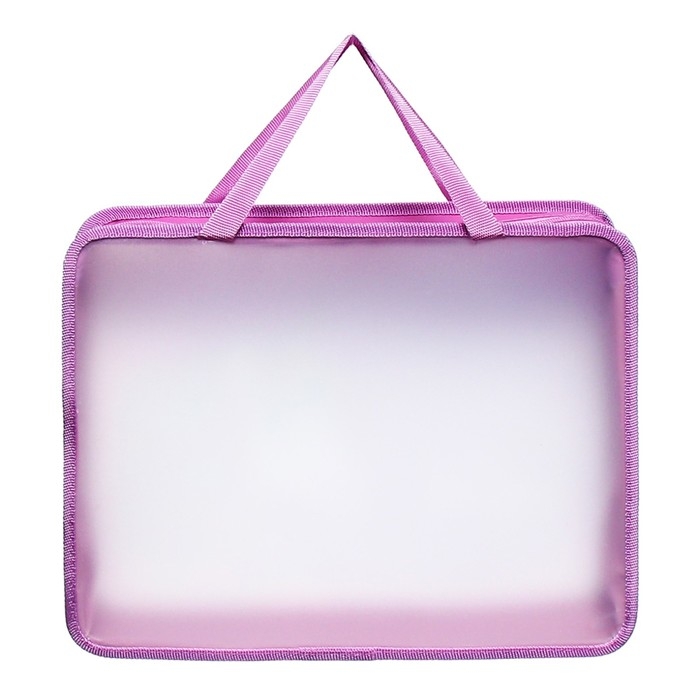 Папка с ручками А4, 330 х 260 х 75 мм, пластиковая, ручки-тесьма, Calligrata Папка с ручками А4, 330 х 260 х 75 мм, пластиковая, ручки-тесьма, Calligrata "Единорог!"