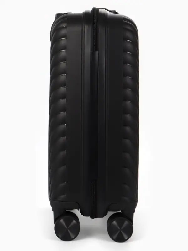 Чемодан на съёмных колёсах, 18", кодовый замок, 33&times;16&times;49 см, чёрный