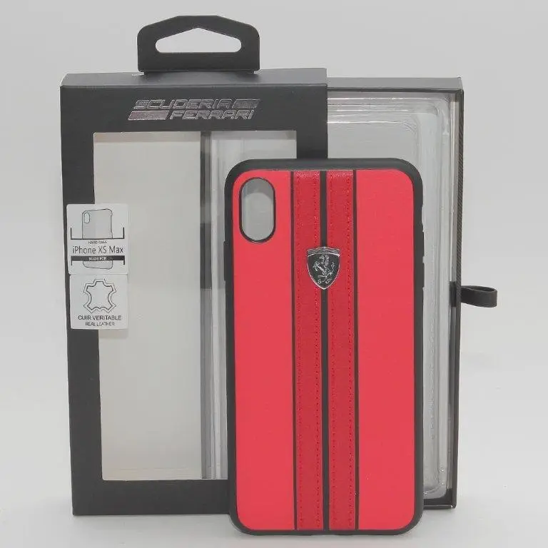 Чехол iPh XS MAX Ferrari UR КРАСНЫЙ Чехол iPh XS MAX Ferrari UR КРАСНЫЙ