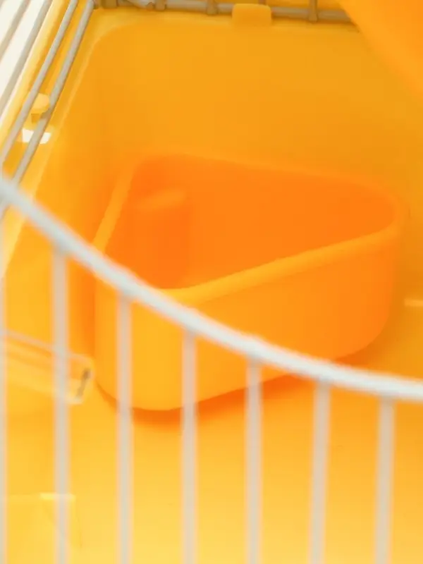 Клетка для грызунов &laquo;Пижон&raquo;, 27&times;21&times;31 см, укомплектованная, с замком, жёлтая