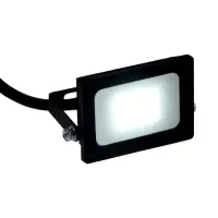 Прожектор светодиодный VKL electric, 10 Вт, 1200 Лм, 6500К, IP65, 220V черный, свеч. хол. бел. 10981