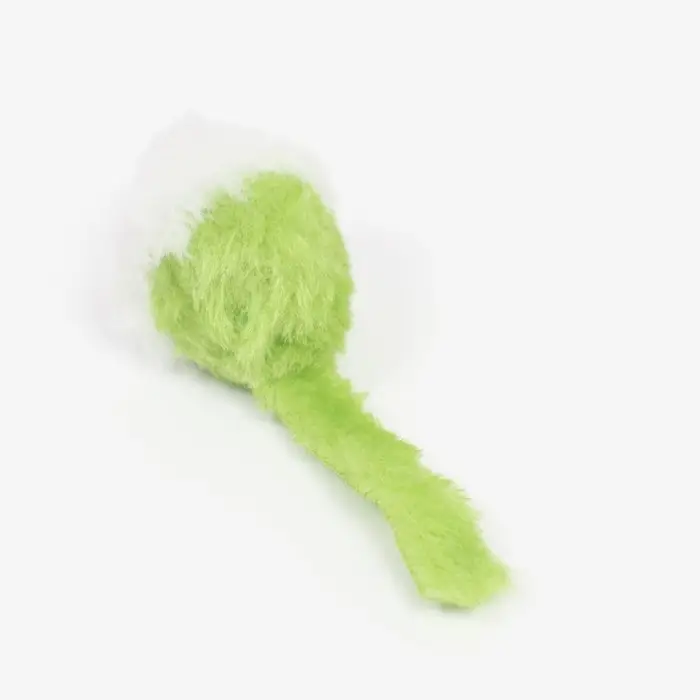 Игрушка для кошек  Игрушка для кошек "Малая мышь" двухцветная, 5 см, белая/зелёная