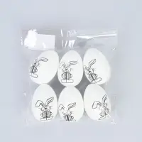 Набор для творчества "Пасхальный кролик" под роспись, набор 6 шт, пенопласт