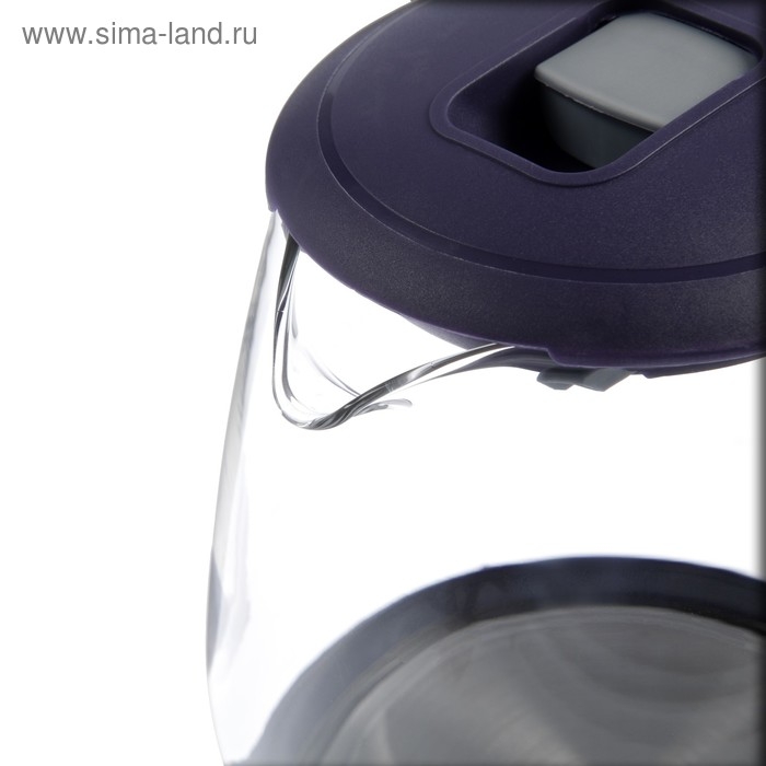 Чайник электрический ENERGY E-287, стекло, 2 л, 1500 Вт, подсветка, синий Чайник электрический ENERGY E-287, стекло, 2 л, 1500 Вт, подсветка, синий