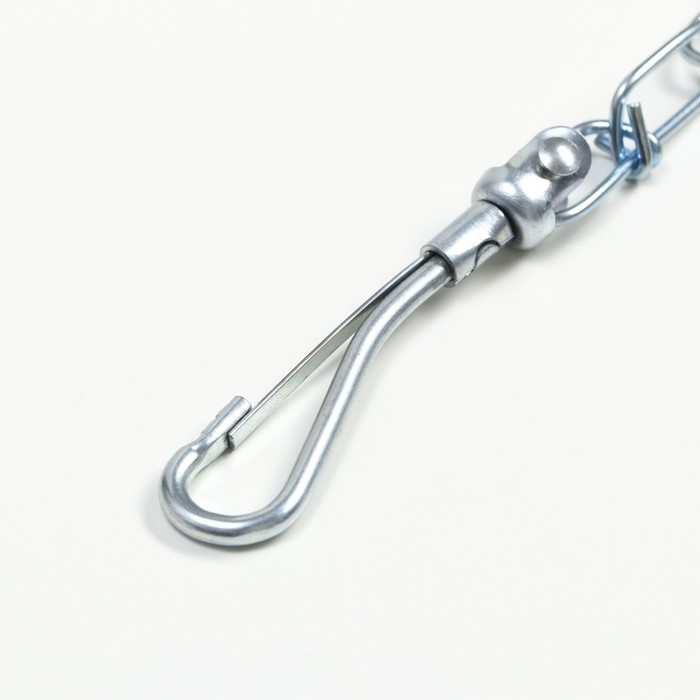 Цепь для привязи собак, 1,8 м, калибр 25 мм, толщина проволки 2,2 мм Цепь для привязи собак, 1,8 м, калибр 25 мм, толщина проволки 2,2 мм