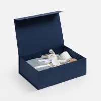 Коробка складная RealBig Fold, темно-синяя