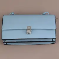 Застёжка для сумки, 2.5×3.1 см, цвет серебряный