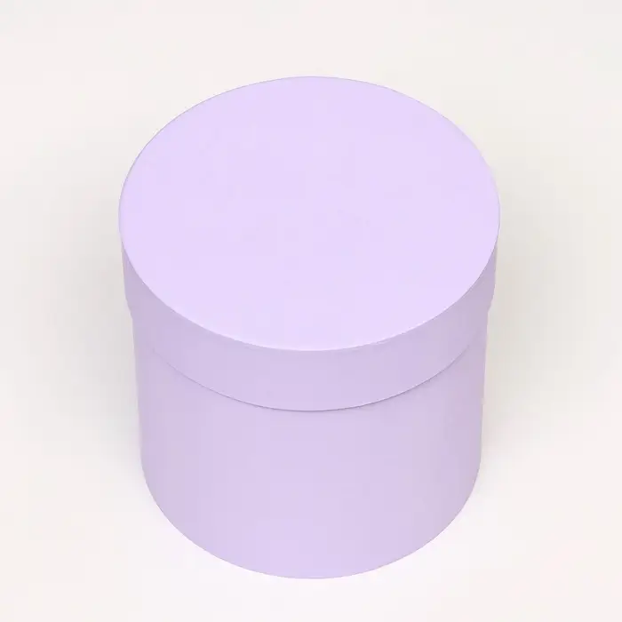 Набор шляпных подарочных коробок 5 в 1, Лаванда, 23&times;23-14&times;14 см