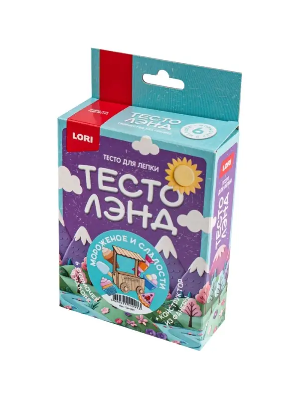 Тесто для лепки. Тематический набор "Мороженое, сладости" Тдл-081