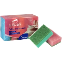 Губки для посуды Luscan 80х50х26мм 5шт/уп
