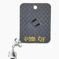 Брошь &laquo;Императрица&raquo;, вензеля, цвет белый в серебре