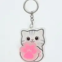 Брелок мялка для ключей "Лапка котика"