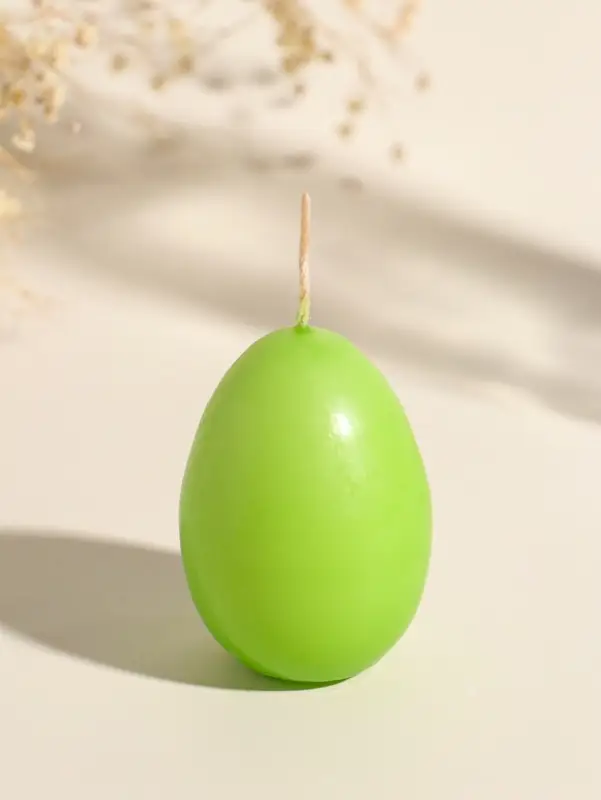 Свеча пасхальная "Яичко" 64 гр (набор 30 шт), ассорти цветов