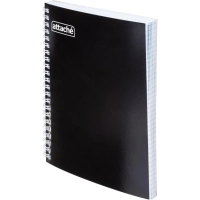 Бизнес-тетрадь А5 80л&nbsp; ATTACHE, спираль, черный, блок 60г, обложка 215г