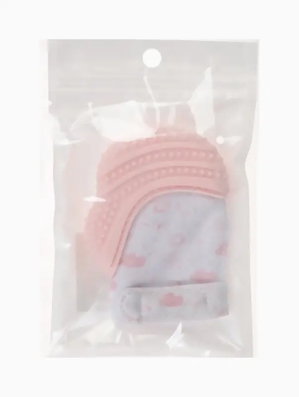 Прорезыватель на ручку для зубов &laquo;Фламинго&raquo;, светло-розовый