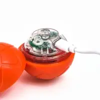 Интерактивная игрушка для собак &laquo;Гравитационный мяч&raquo;, 5.5 см, оранжевая