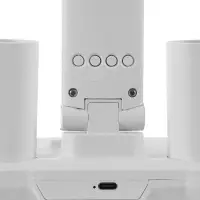 Часы - лампа электронные: календарь, термометр, LED, 3 режима, USB, 32&times;12&times;17 см