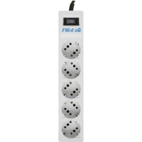 Сетевой фильтр PILOT sG (5р/1,8м/10А/серый)