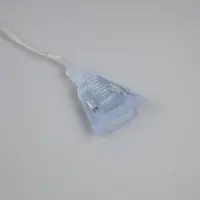 Удлинитель для комнатных гирлянд с выключателем, 5 м, прозрачная нить, УМС-вилка