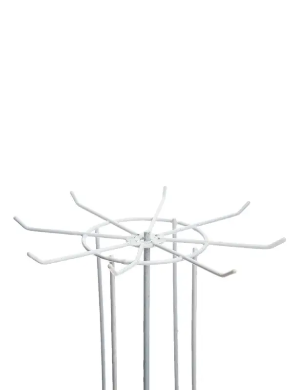 Вертушка, 2 яруса по 8 крючков, 13&times;13&times;40 см, белая