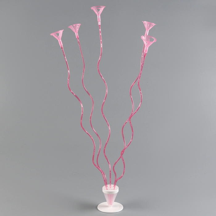 Набор «ВОЛНА», палочка+держатель+подставка, набор 5 шт., розовый Набор «ВОЛНА», палочка+держатель+подставка, набор 5 шт., розовый